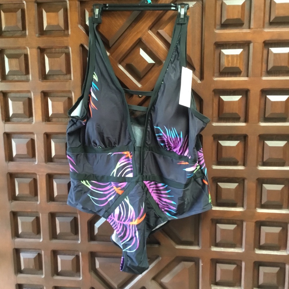 Rosegal awesome print swimsuit.